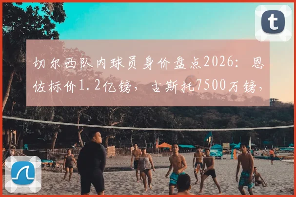 切尔西队内球员身价盘点2026：恩佐标价1.2亿镑，古斯托7500万镑，谁将被出售？